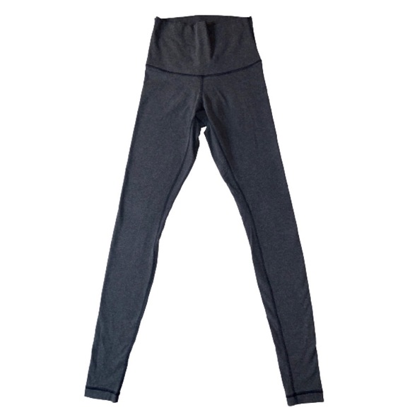 Lululemon Cotton Wunder Under Pants Leggings Gray - Picture 2 of 16